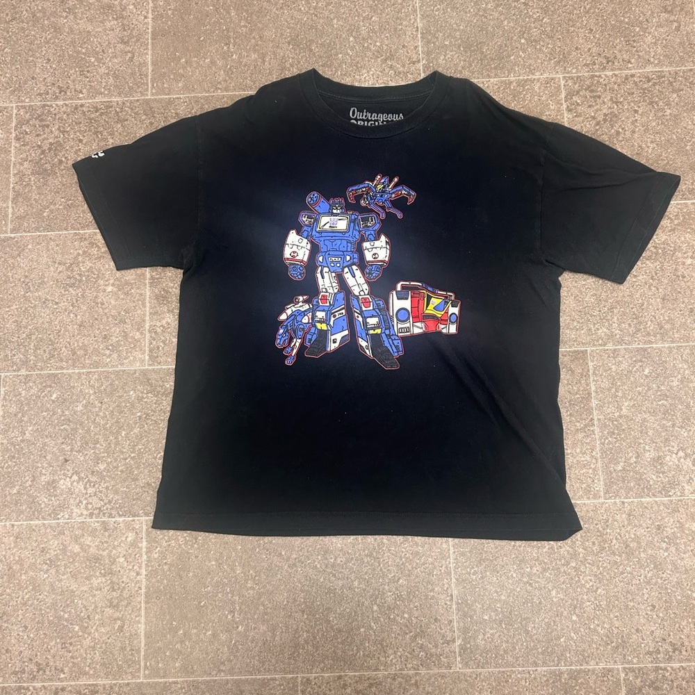 Black vintage  Transformers sound wave Graphic T-Shirt